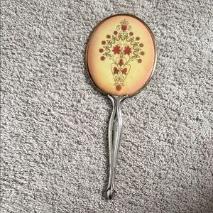 Stunning Vintage Boho Hippie Vanity Mirror & Brush Ombre